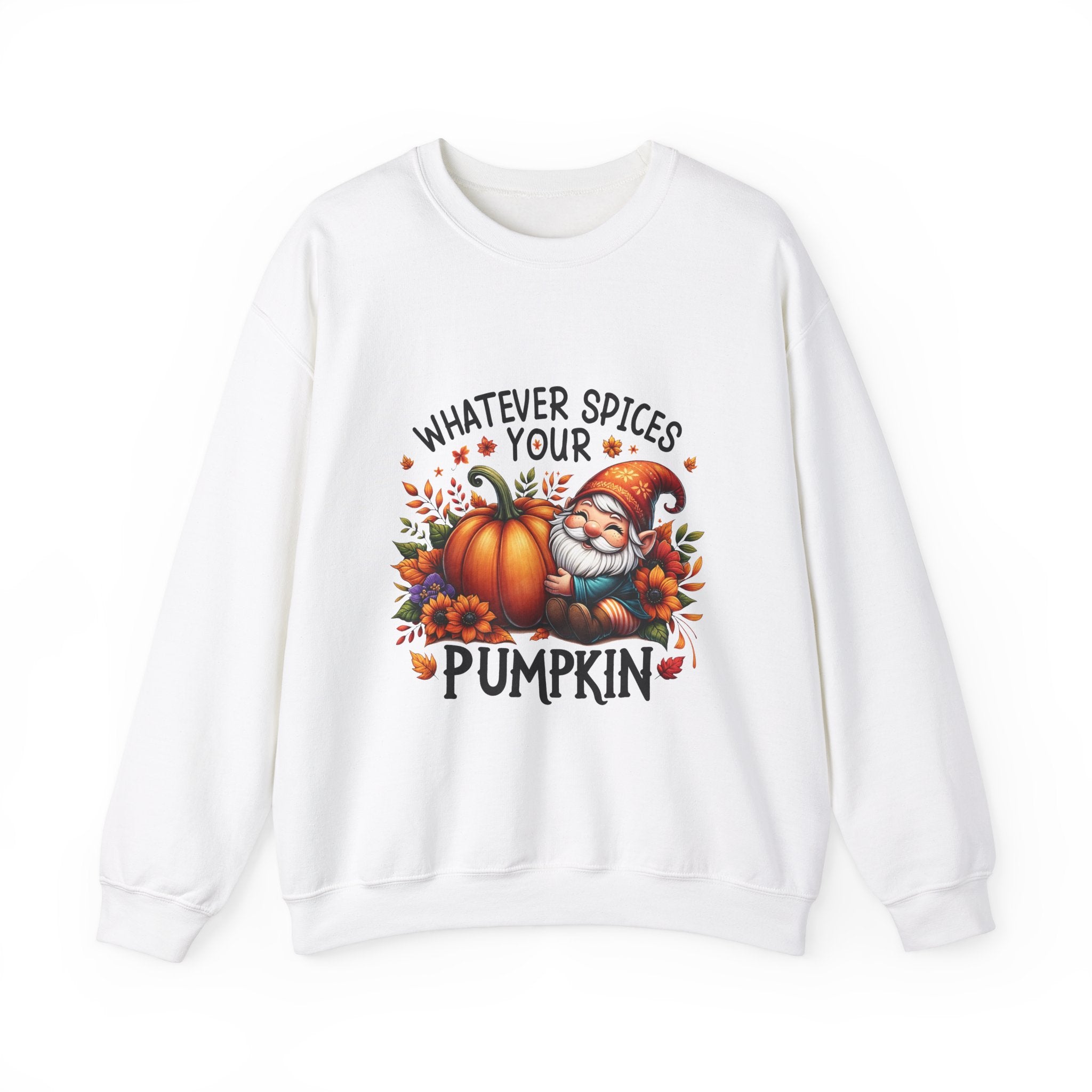 WHATEVER SPICES YOUR PUMPKIN Unisex Heavy Blend™ Crewneck Sweatshirt