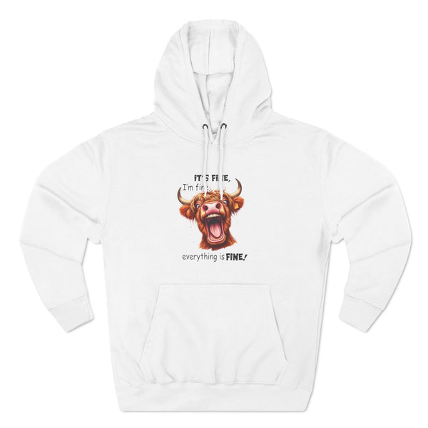 Three-Panel Fleece Hoodie