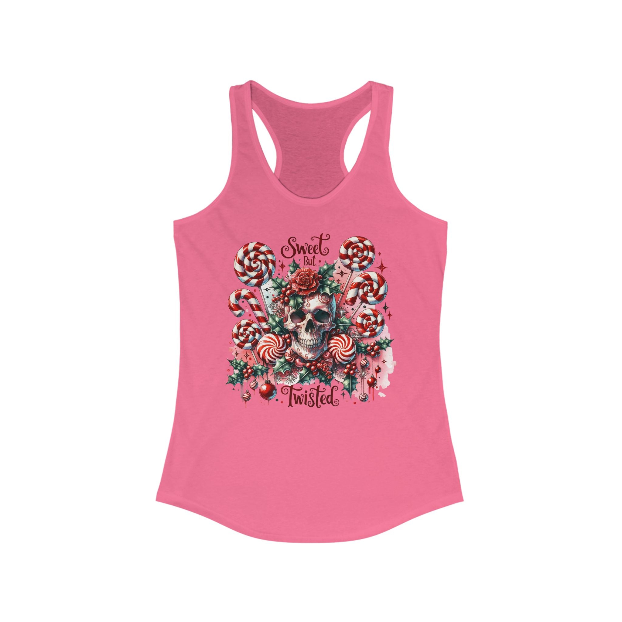 Tank Top for Women - Sweet but Twisted Holiday Season Graphic Tee