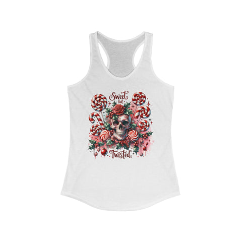 Tank Top for Women - Sweet but Twisted Holiday Season Graphic Tee